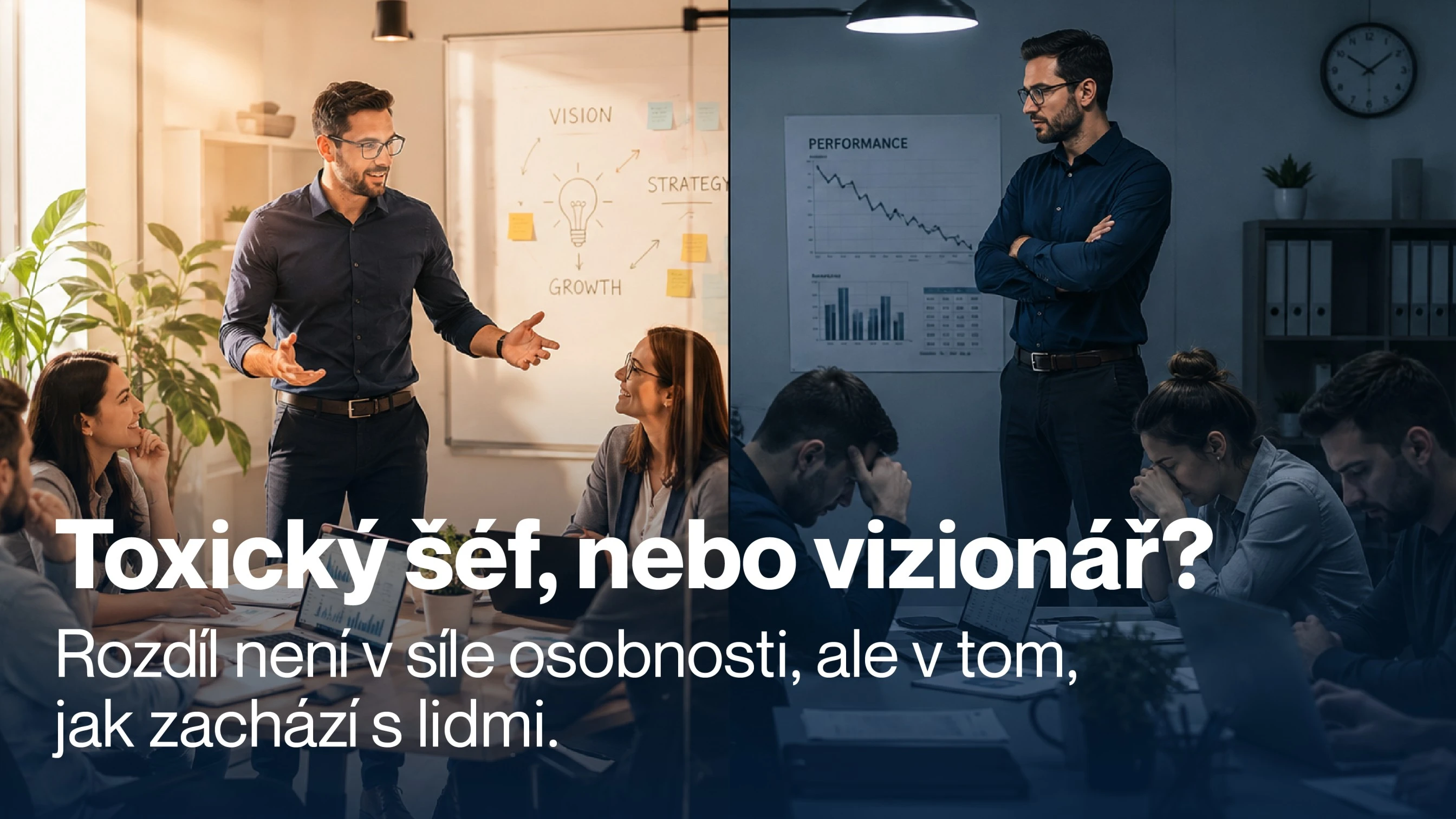 Toxický šéf, nebo vizionář? Jak poznat narcistické vedení a nastavit si hranice
