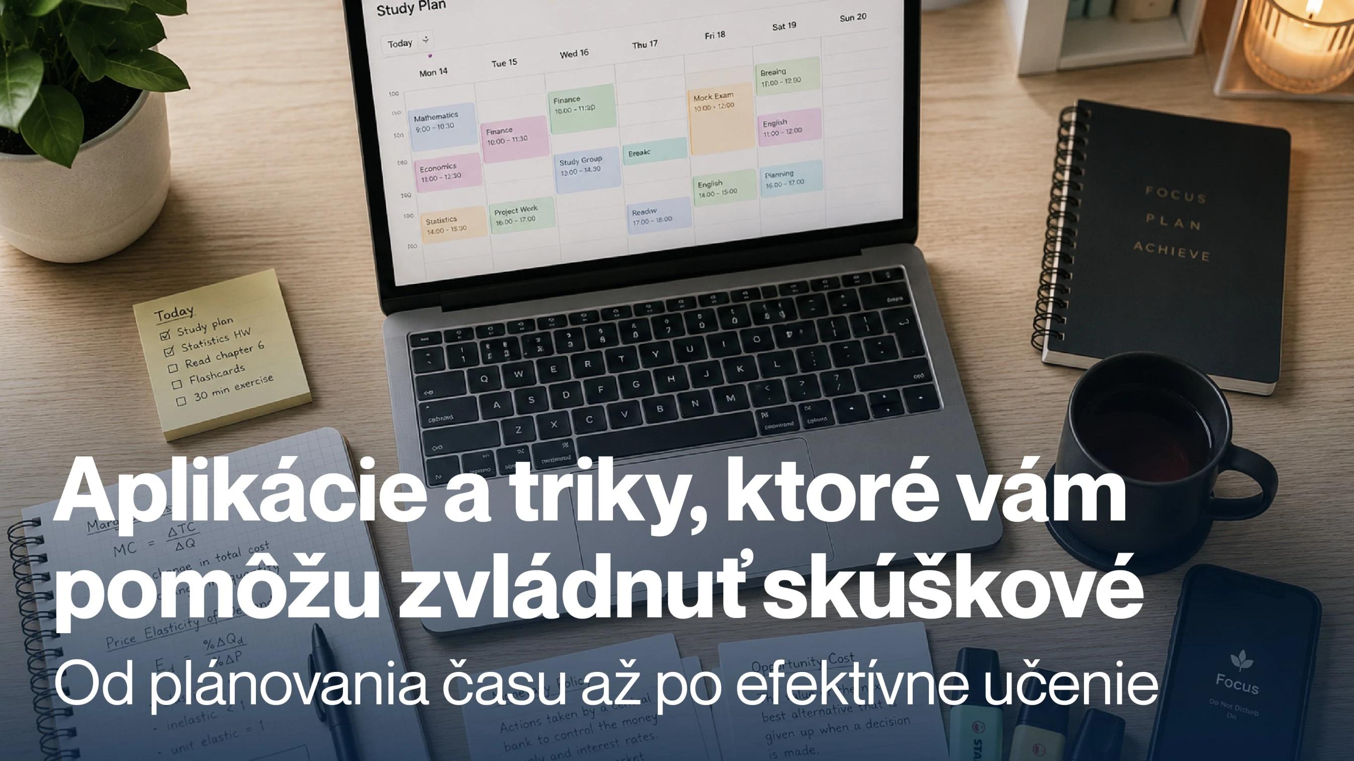 Aplikáce a triky, ktoré vám zachránia skúškové obdobie